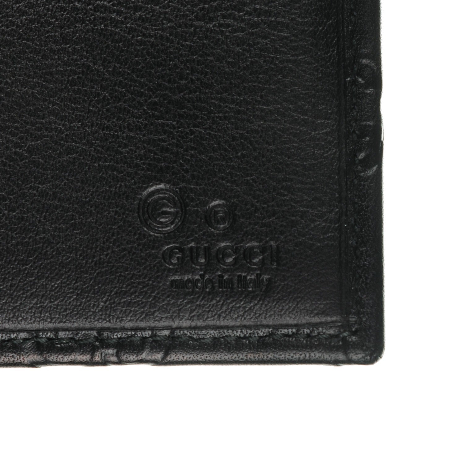 Gucci Guccissima Continental Flap Wallet Black 6 of 7