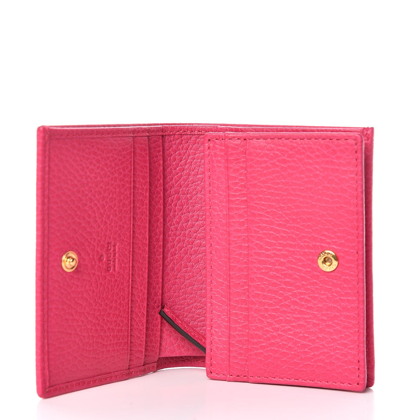 Dollar Calfskin GG Marmont Card Case Box Pink