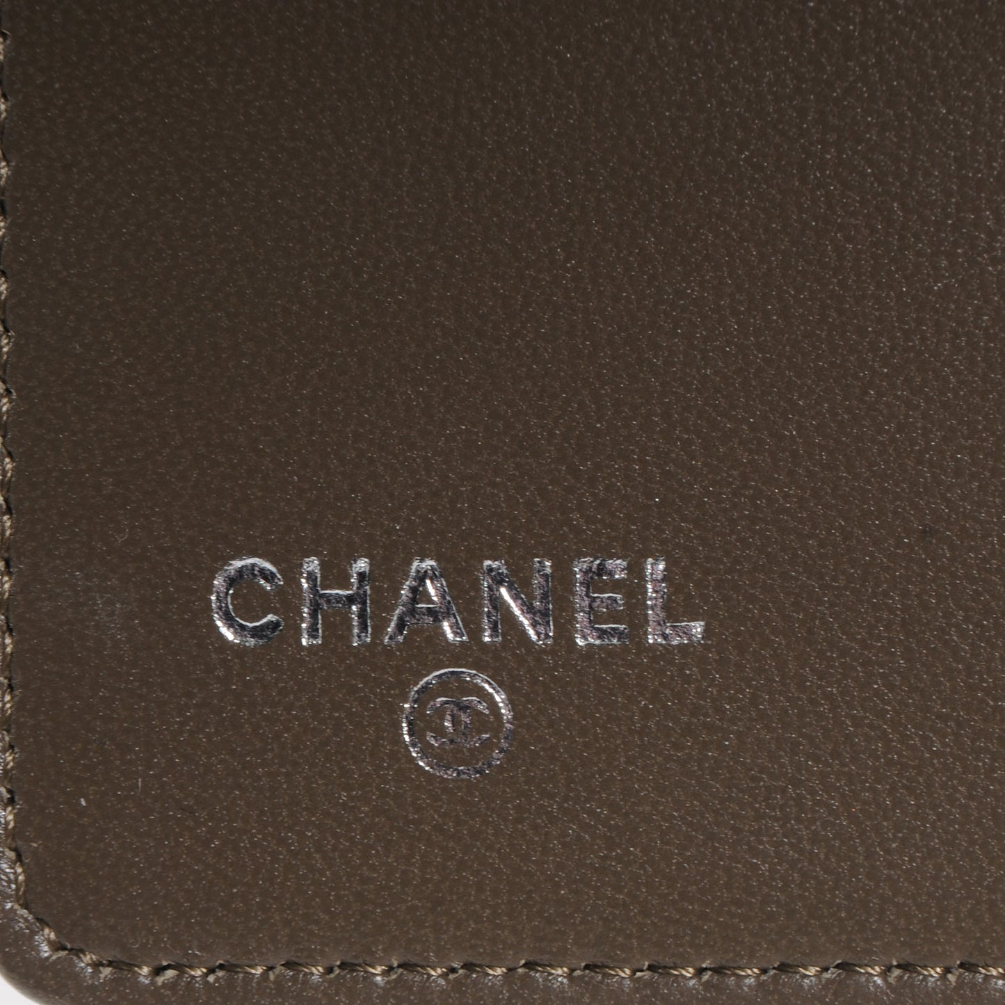 Lambskin Quilted Boy Yen Wallet Dark Green