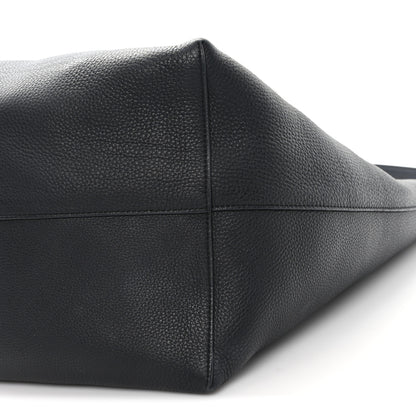 The Row Grained Calfskin Large N/S Park Tote Black 8 of 10