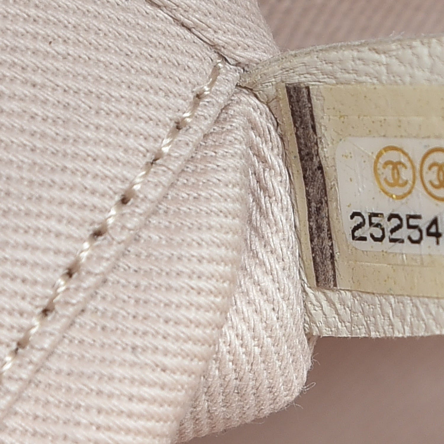 Chanel Canvas Mini Deauville Tote Ivory 7 of 10