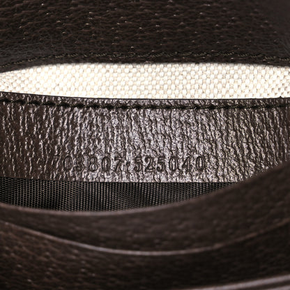 Gucci GG Supreme Monogram Textured Dollar Calfskin Blondie Belt Bag 90 36 Beige Ebony New Acero 8 of 11