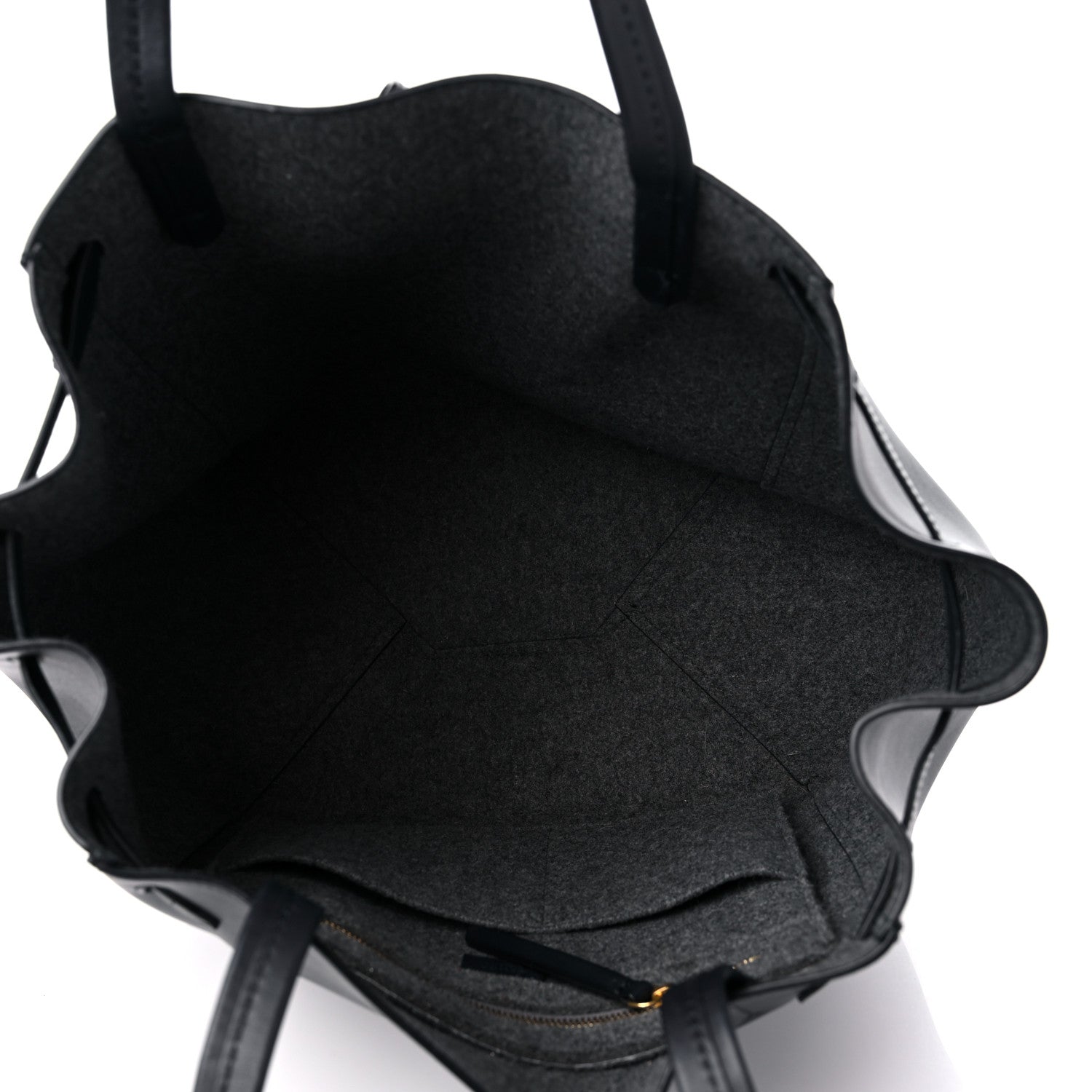 Celine Smooth Calfskin Small Belt Cabas Phantom Navy Blue 5 of 12