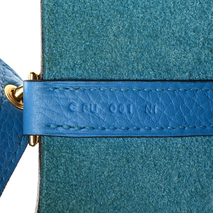 Hermes Taurillon Clemence Picotin Lock 22 MM Bleu Zanzibar 7 of 13