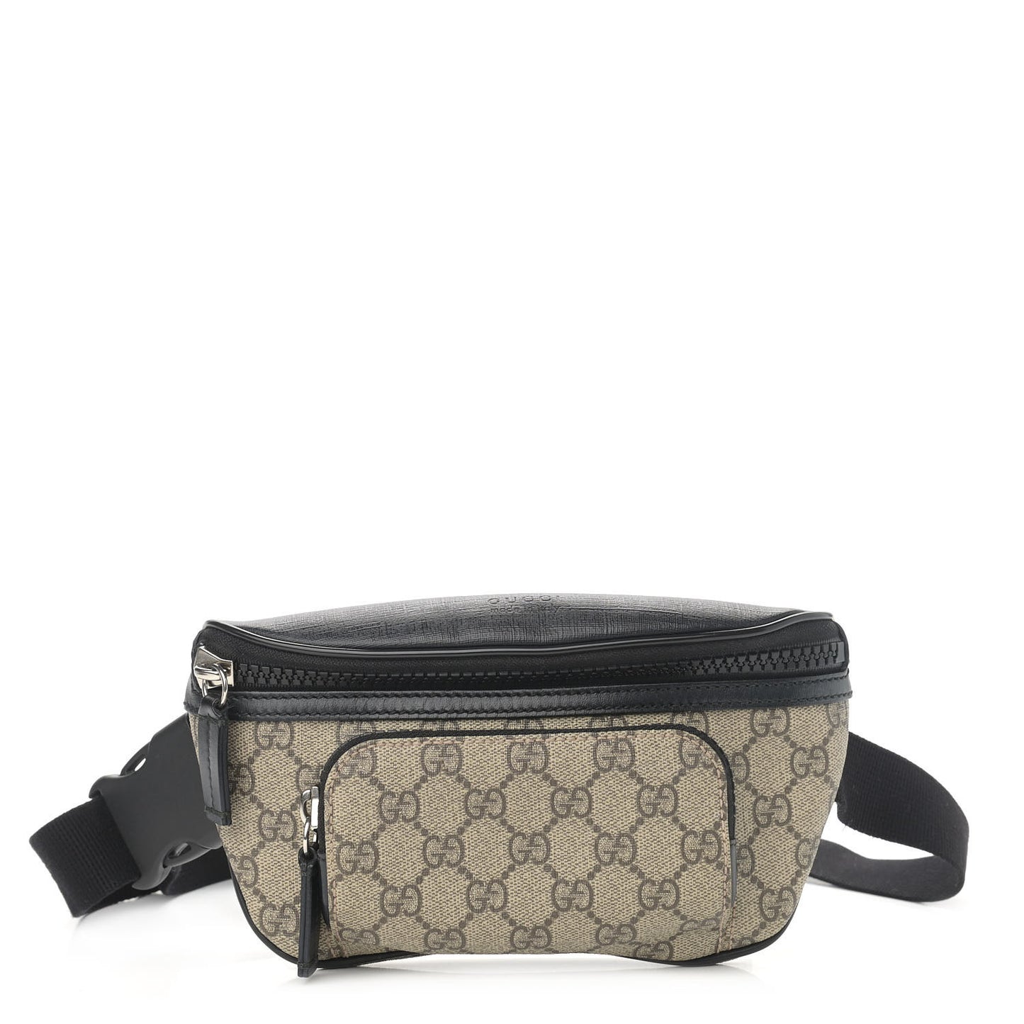 GG Supreme Monogram Belt Bag Black
