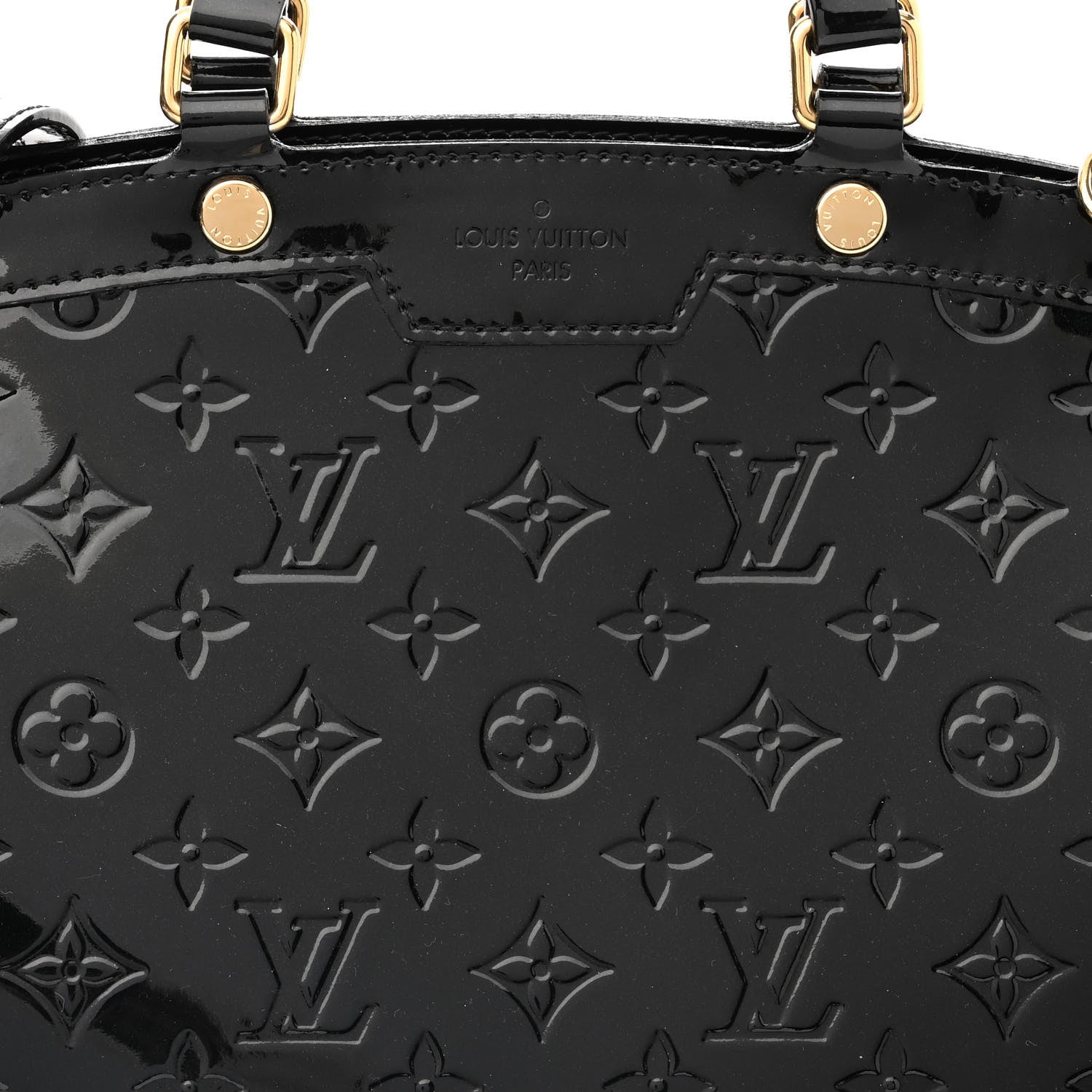 Louis Vuitton Vernis Brea MM Black 8 of 14