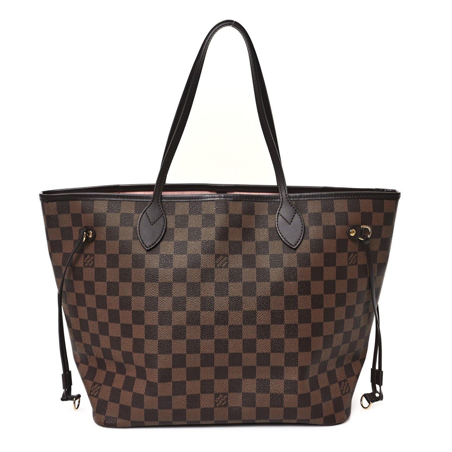 Damier Ebene Neo Neverfull MM Rose Ballerine