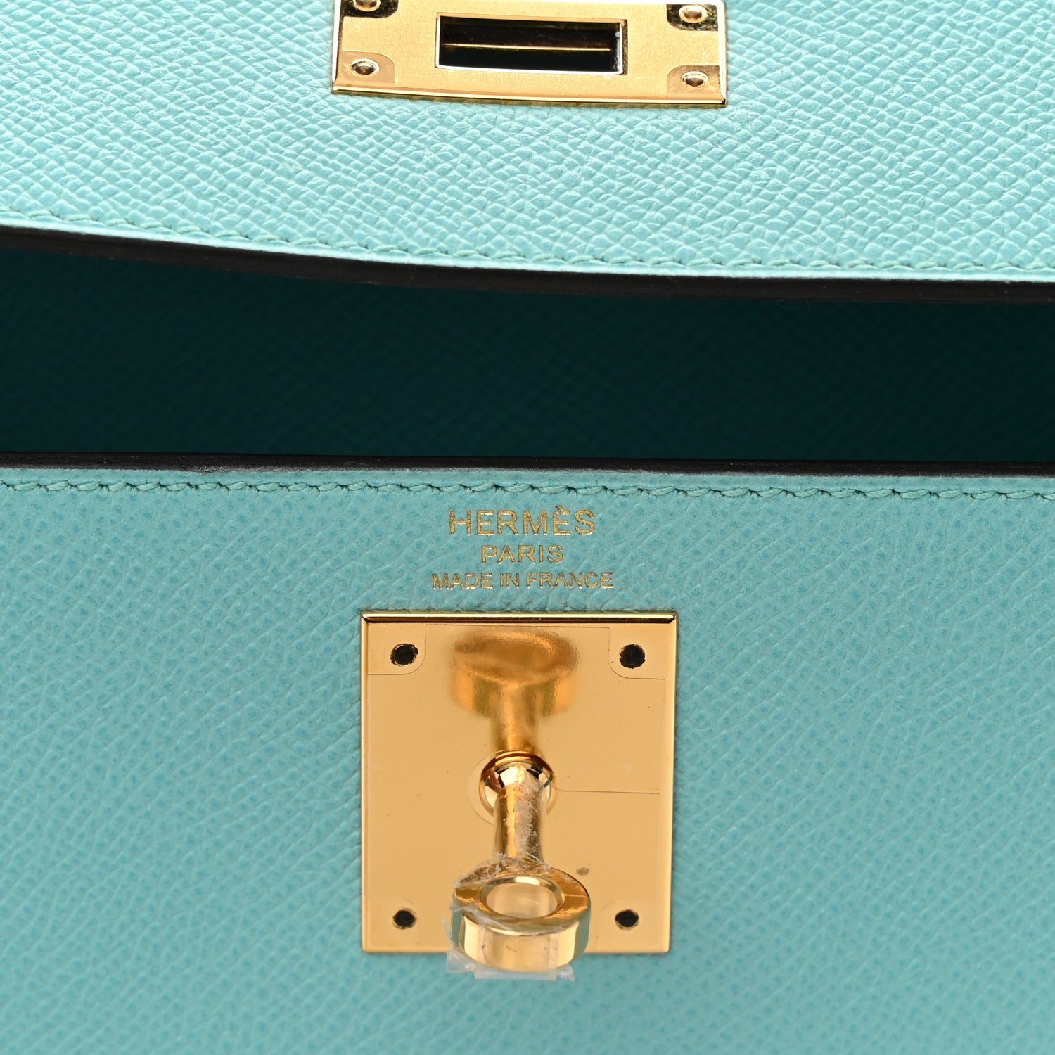 Hermes Epsom Kelly Sellier 28 Bleu Atoll 6 of 14