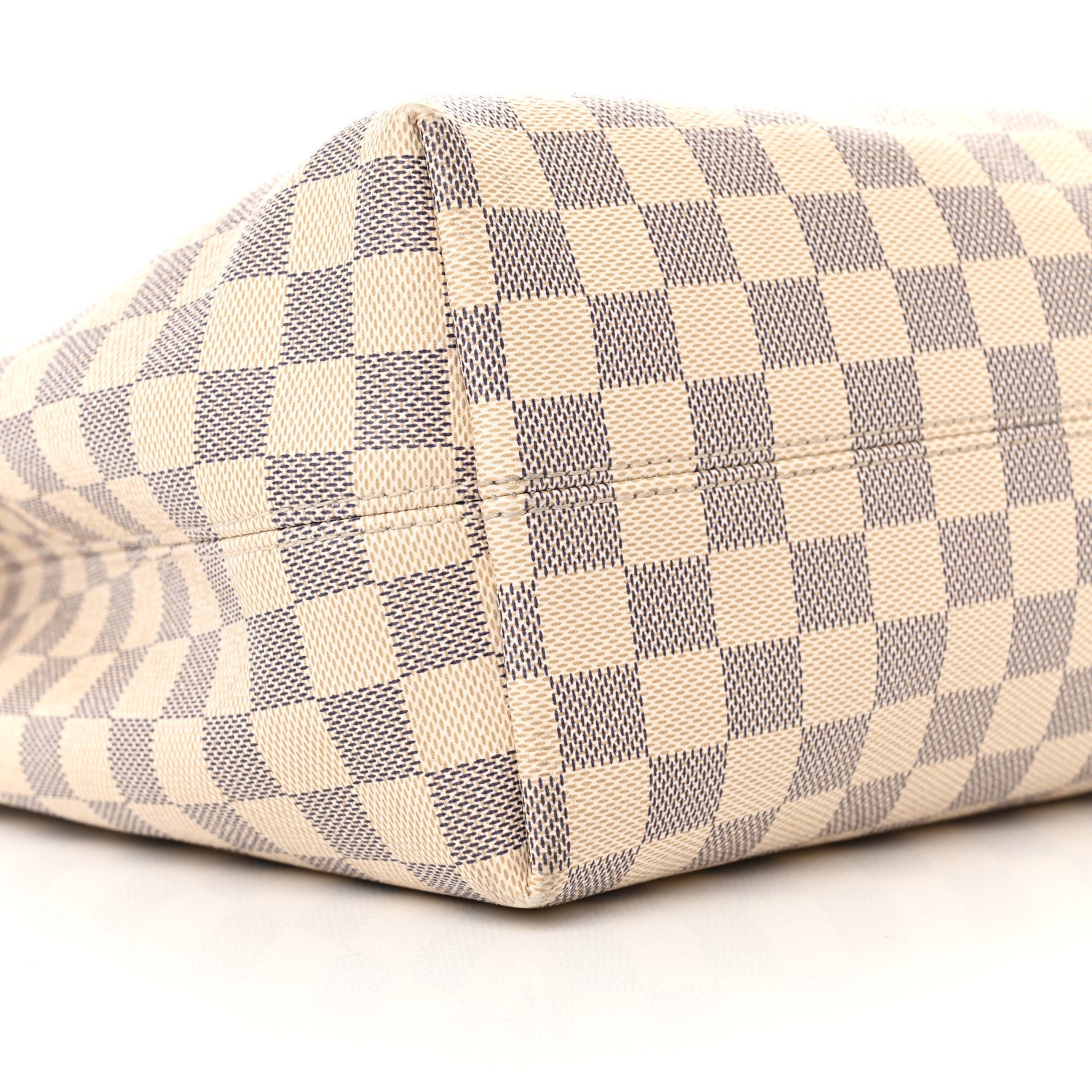 Louis Vuitton Damier Azur Graceful MM Rose Ballerine 8 of 11