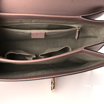 Gucci Dollar Calfskin Medium Interlocking G Top Handle Shoulder Bag Soft Pink 4 of 10
