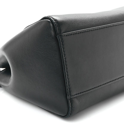 Fendi Nappa Stacked Bar Mini Peekaboo Iconic Satchel Black 11 of 12
