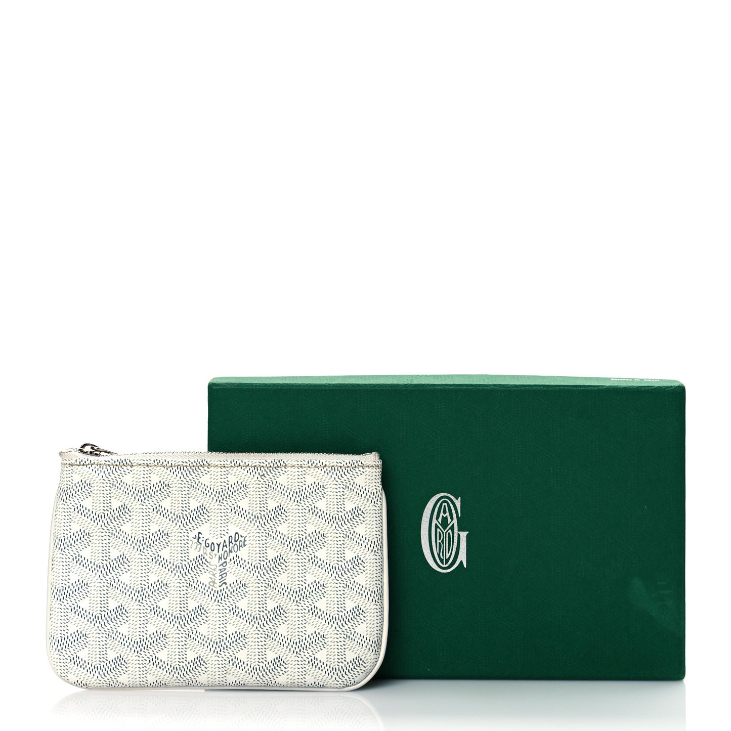 Goyardine Mini Senat Pochette White