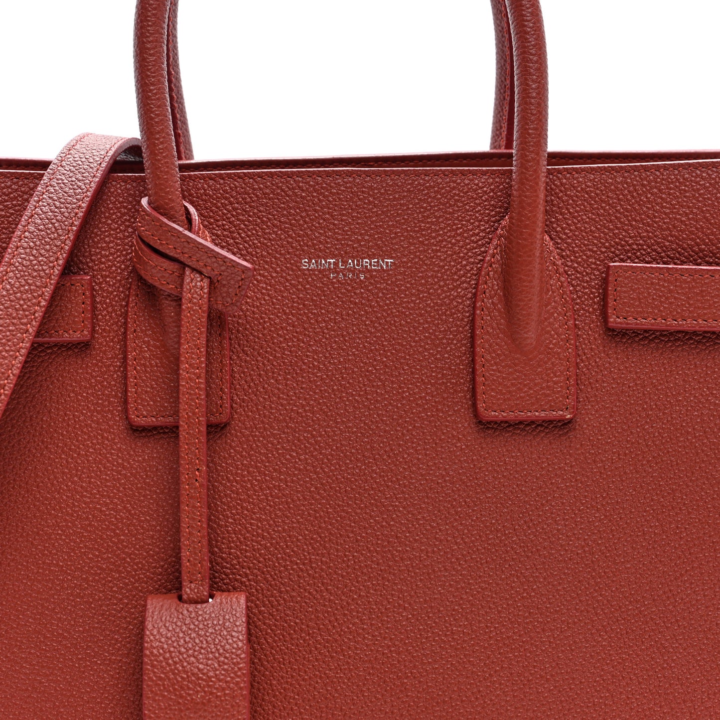 Grained Calfskin Topstich Baby Sac De Jour Mystic Rose