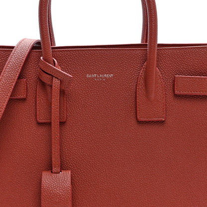 Saint Laurent Grained Calfskin Topstich Baby Sac De Jour Mystic Rose 7 of 9