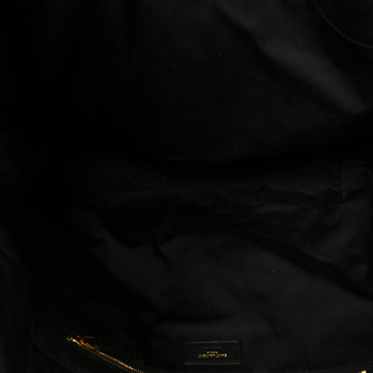 Saint Laurent Lambskin Quilted Maxi Icare Shopping Tote Black 5 of 8