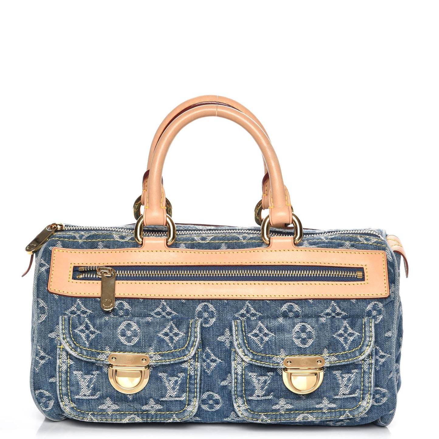 Monogram Denim Neo Speedy Blue