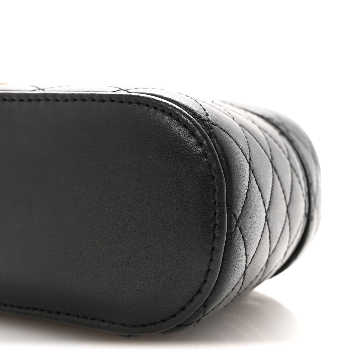 Saint Laurent Lambskin Quilted Mini Gaby Vanity Case Black 8 of 8