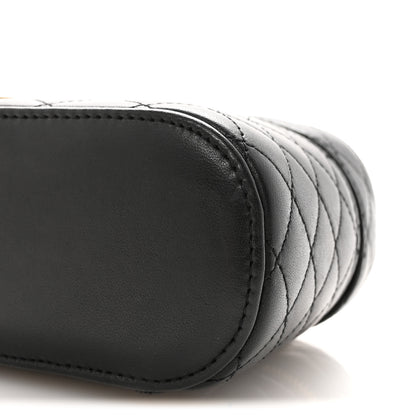 Saint Laurent Lambskin Quilted Mini Gaby Vanity Case Black 8 of 8