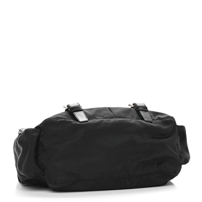 Prada Tessuto Nylon Messenger Bag Black 3 of 9