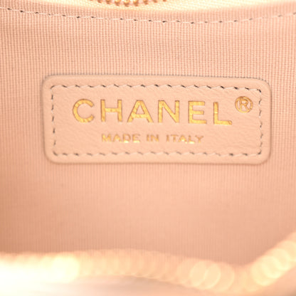 Chanel Lambskin Quilted Small Hobo Bag Light Beige 6 of 10