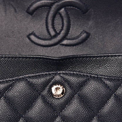 Chanel Caviar Quilted Small Double Flap Navy 12 of 14