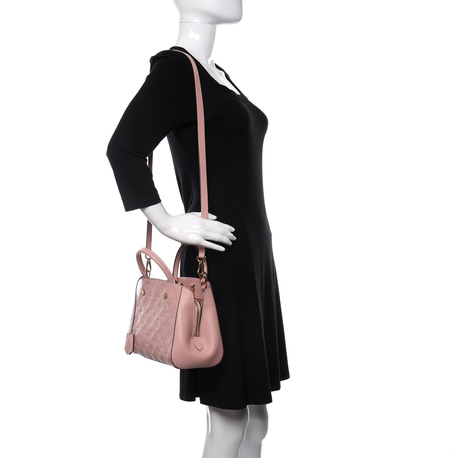 Louis Vuitton Empreinte Montaigne BB Rose Poudre 2 of 10