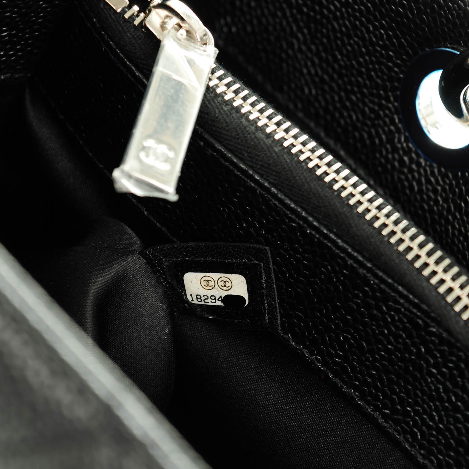 Chanel Caviar Quilted Grand Shopping Tote GST Black 7 of 7