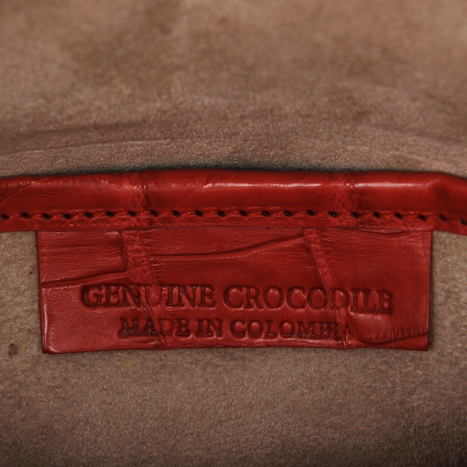 Nancy Gonzalez Crocodile Round Flap Top Crossbody Red 6 of 7