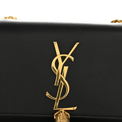 Saint Laurent Calfskin Small Classic Monogram Kate Tassel Satchel Black 13 of 15