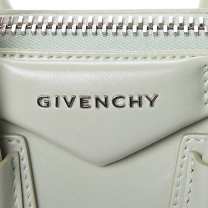 Givenchy Shiny Lord Calfskin Mini Antigona Aqua Green 7 of 11