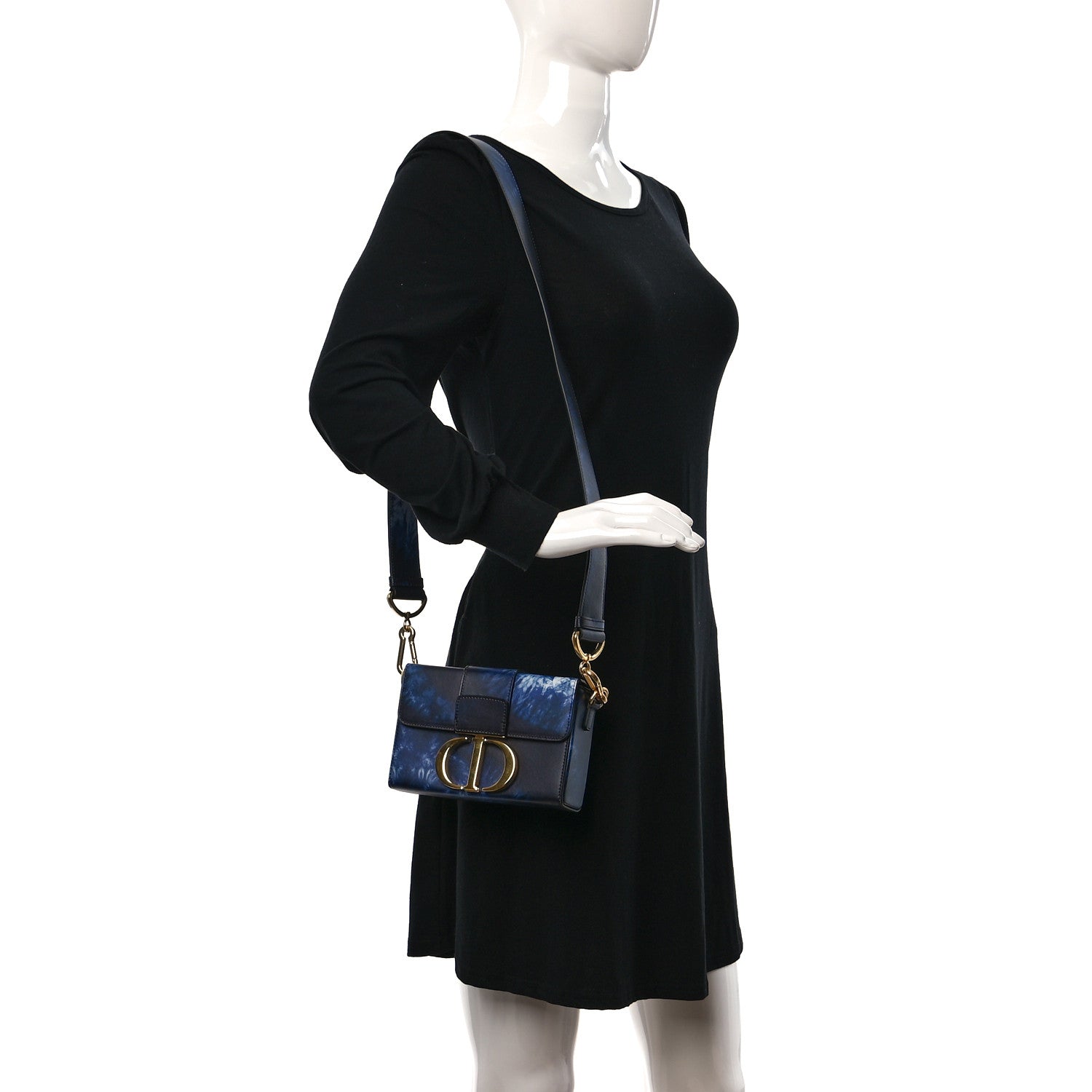 Christian Dior Calfskin Tie Dye 30 Montaigne Box Bag Multicolor 2 of 8