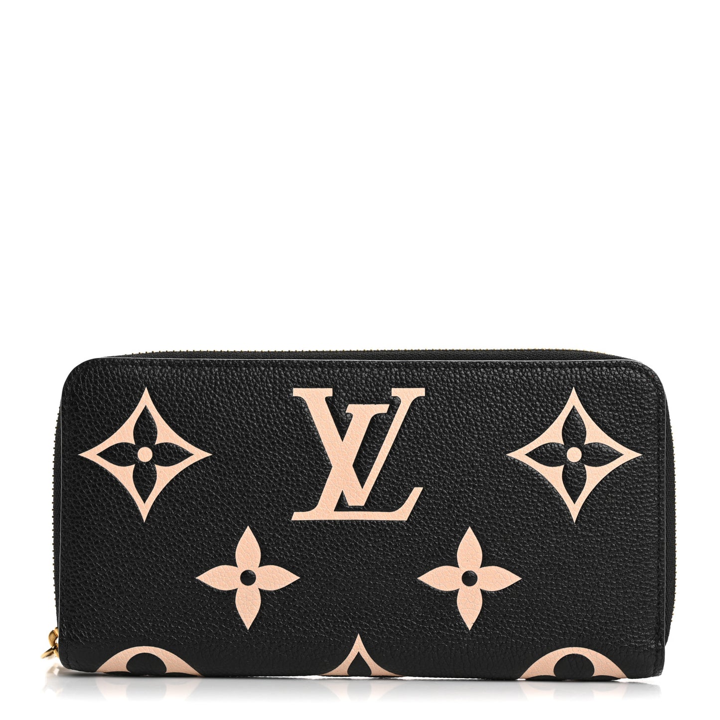 Empreinte Monogram Giant Zippy Wallet Black Beige