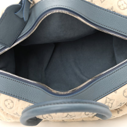 Louis Vuitton Denim Speedy Round GM Blue 5 of 9