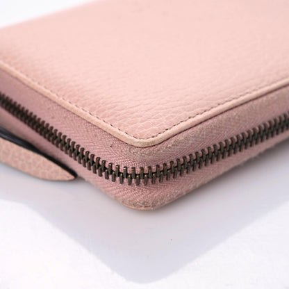 Gucci Calfskin Butterfly Farfalla Zip Around Wallet Perfect Pink 11 of 21