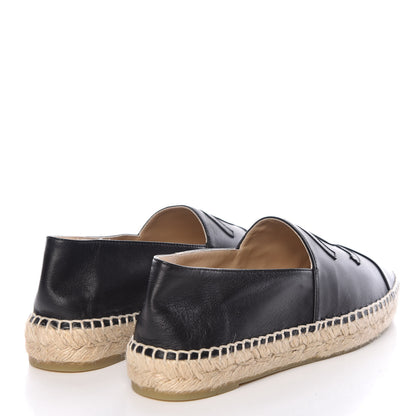 Chanel Lambskin CC Espadrilles 39 Black 4 of 10