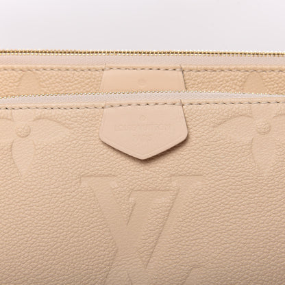 Louis Vuitton Empreinte Monogram Giant Multi Pochette Accessories Cream 9 of 10