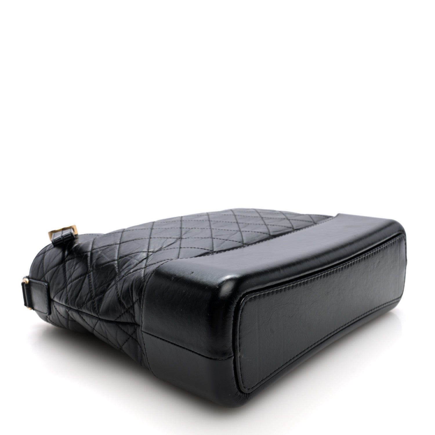 Chanel Aged Calfskin Quilted Large Gabrielle Hobo Black 4 of 10