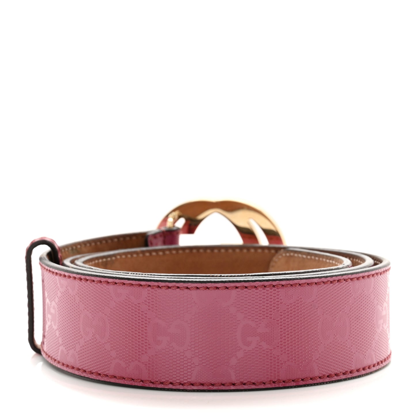 Imprime Monogram Interlocking G 40mm Belt 100 40 Pink