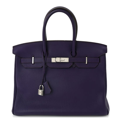 Hermes Togo Birkin 35 Iris 1 of 10