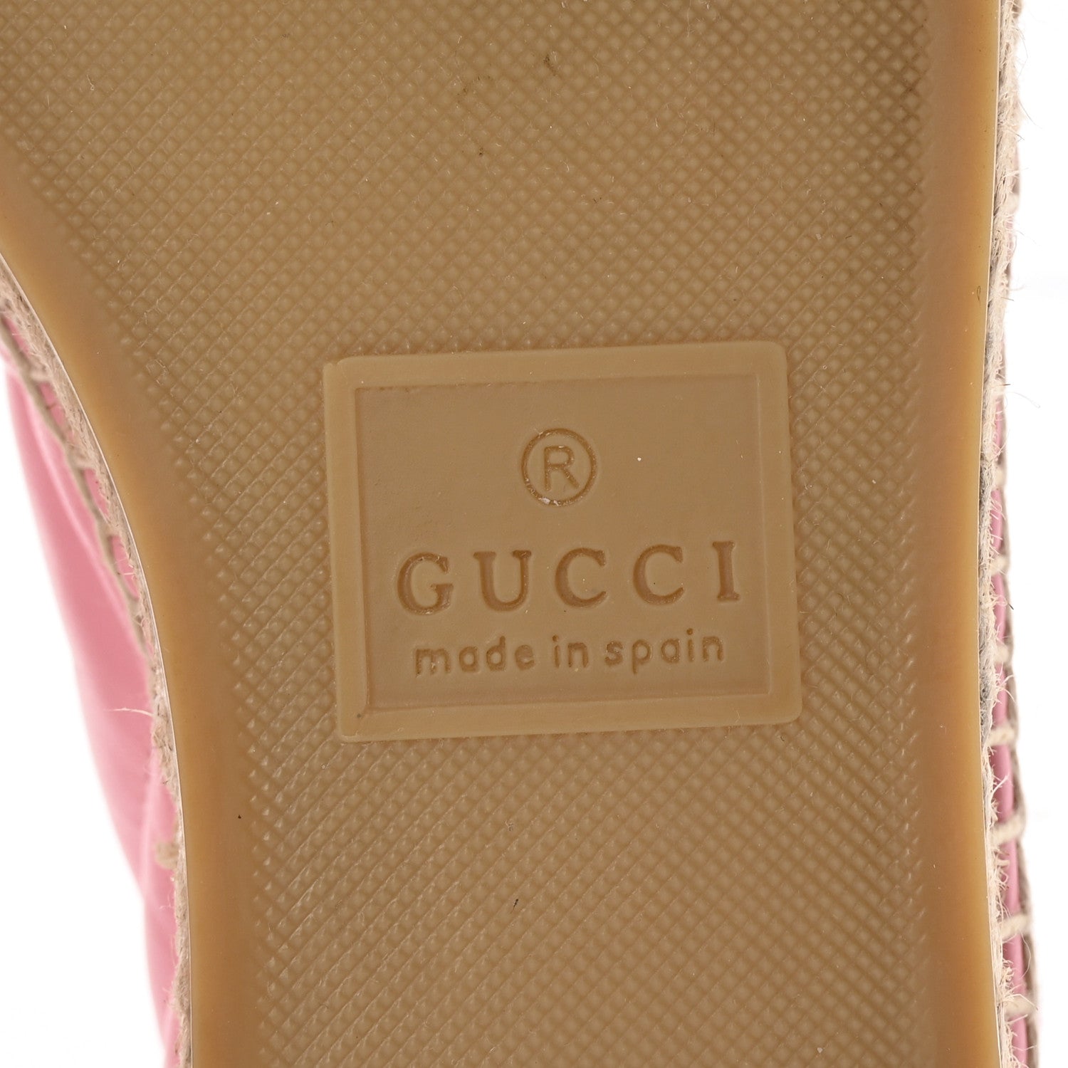 Gucci Nappa Matelasse GG Marmont Espadrilles 38.5 Wild Rose 7 of 10