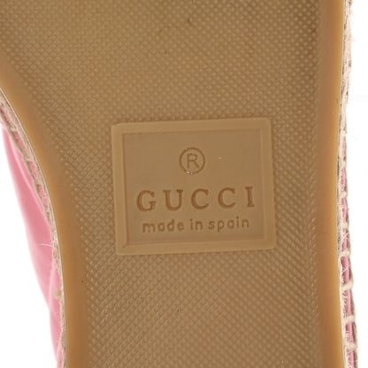 Gucci Nappa Matelasse GG Marmont Espadrilles 38.5 Wild Rose 7 of 10