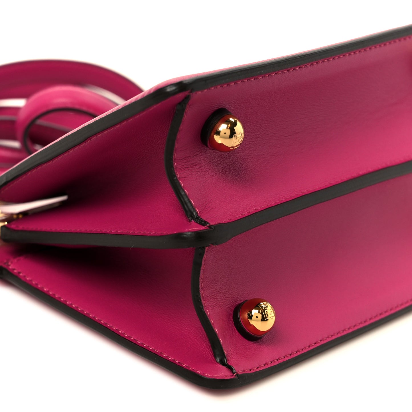 Shiny Nappa Petite Peekaboo I SEE U Satchel Ciclamino Pilar