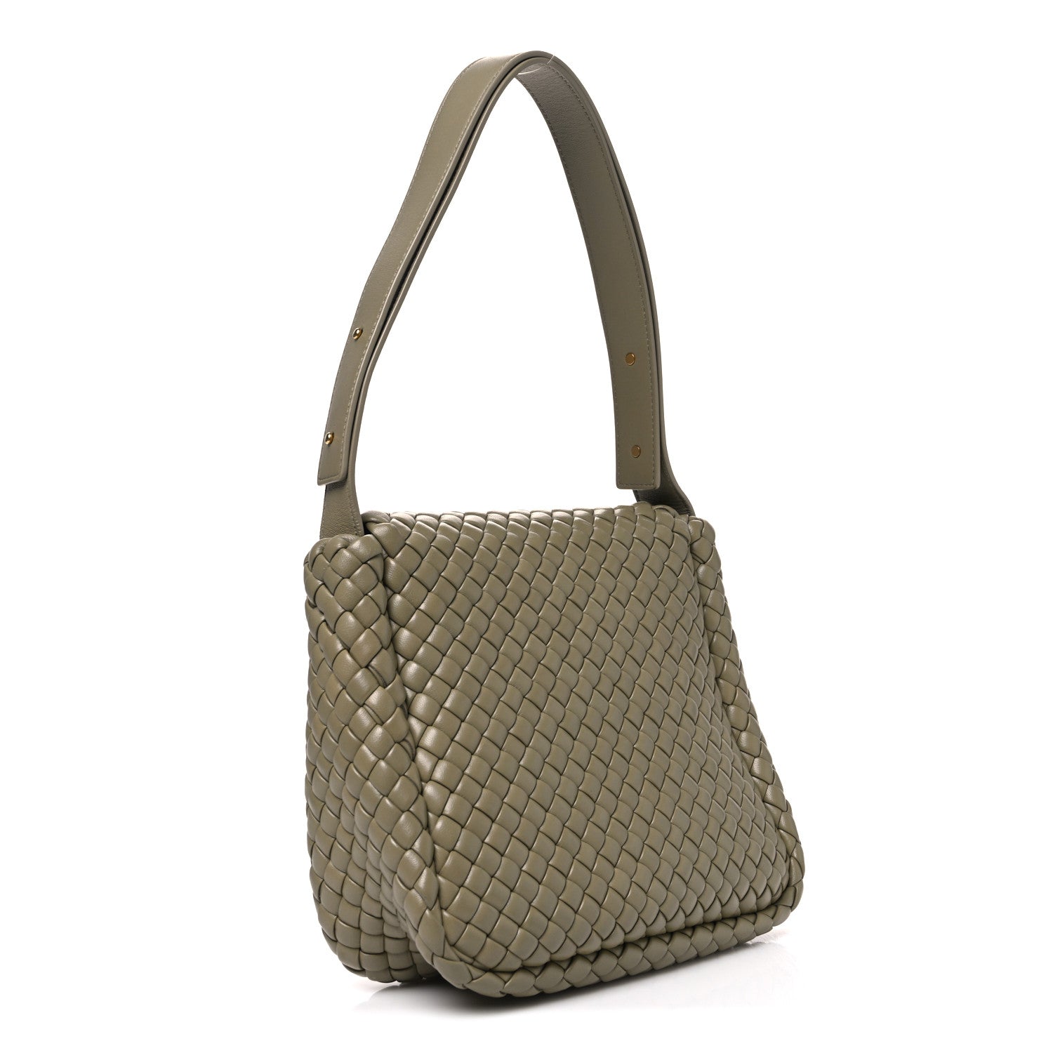 Bottega Veneta Nappa Intrecciato Small Cobble Messenger Bag Travertine 3 of 11