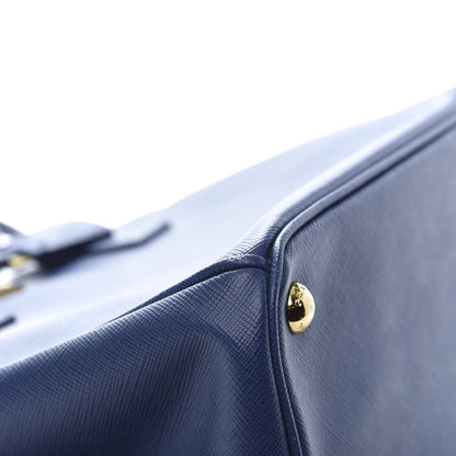 Prada Saffiano Medium Galleria Double Zip Tote Bluette 13 of 15