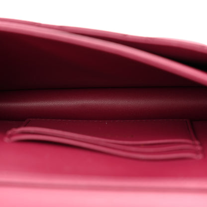 Christian Dior Lambskin Cannage Mini My Dior Top Handle Clutch Burgundy 5 of 11