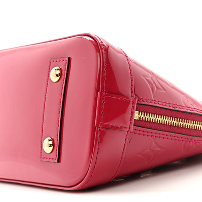 Louis Vuitton Vernis Alma BB Rose Indien 9 of 12