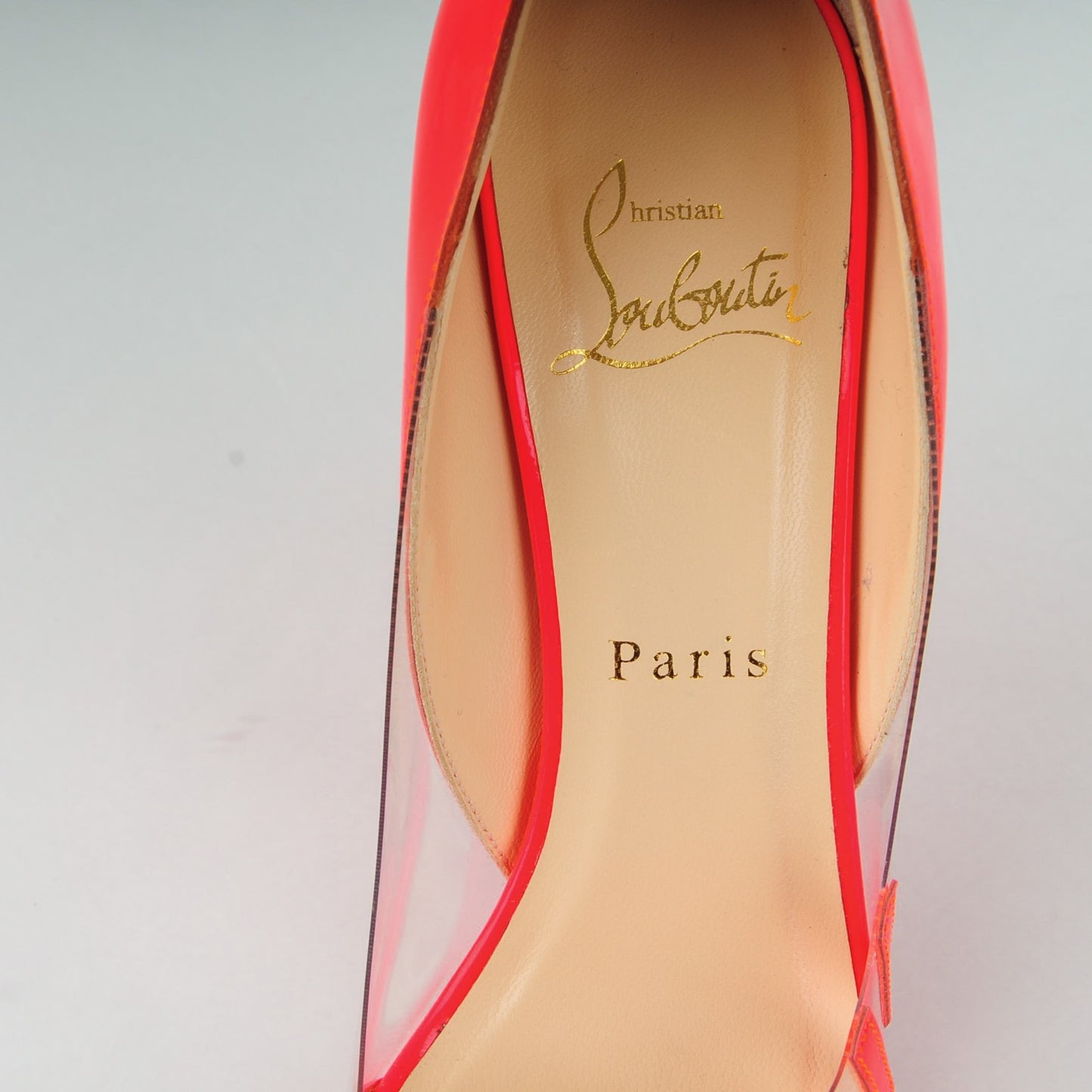 Patent Fluo PVC Pivichic 120 Pumps 34.5 Rose Paris