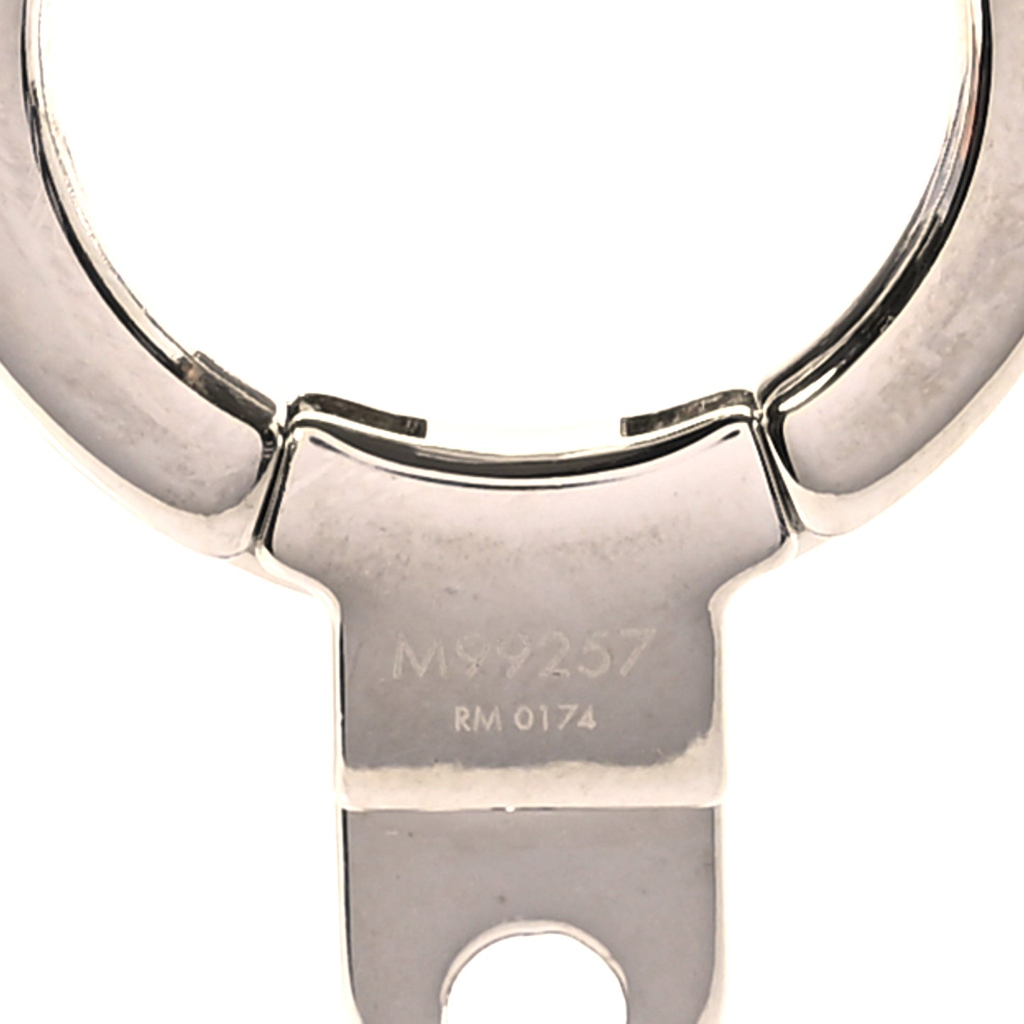 Metal Luggage Tag Key Holder Silver