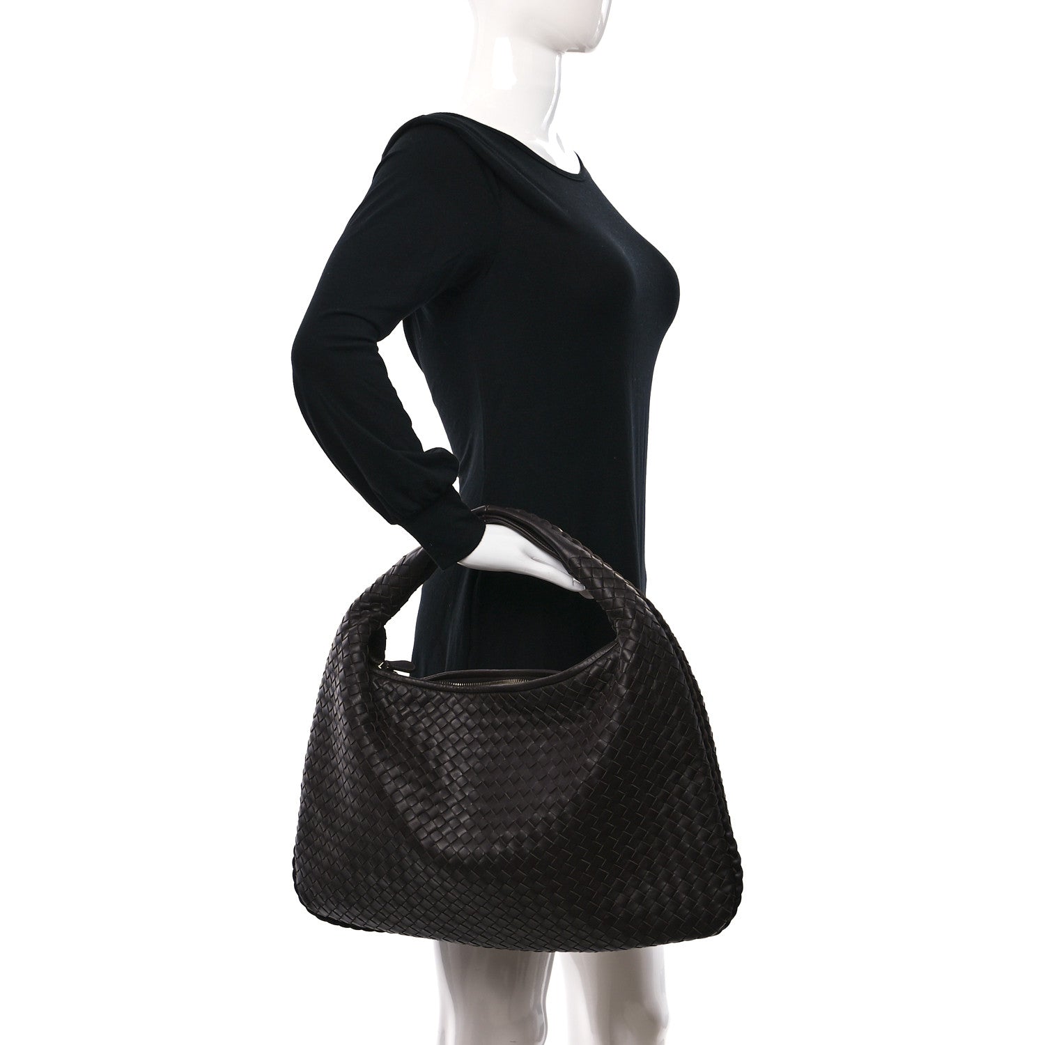 Bottega Veneta Nappa Intrecciato Medium Veneta Hobo Ebano 2 of 10