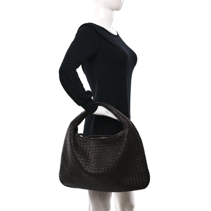 Bottega Veneta Nappa Intrecciato Medium Veneta Hobo Ebano 2 of 10